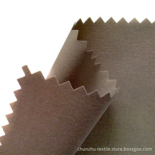 Twill peach skin anti-bacterial fabric for sportswear